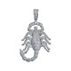 Sterling Silver Scorpion Scorpio Pendant